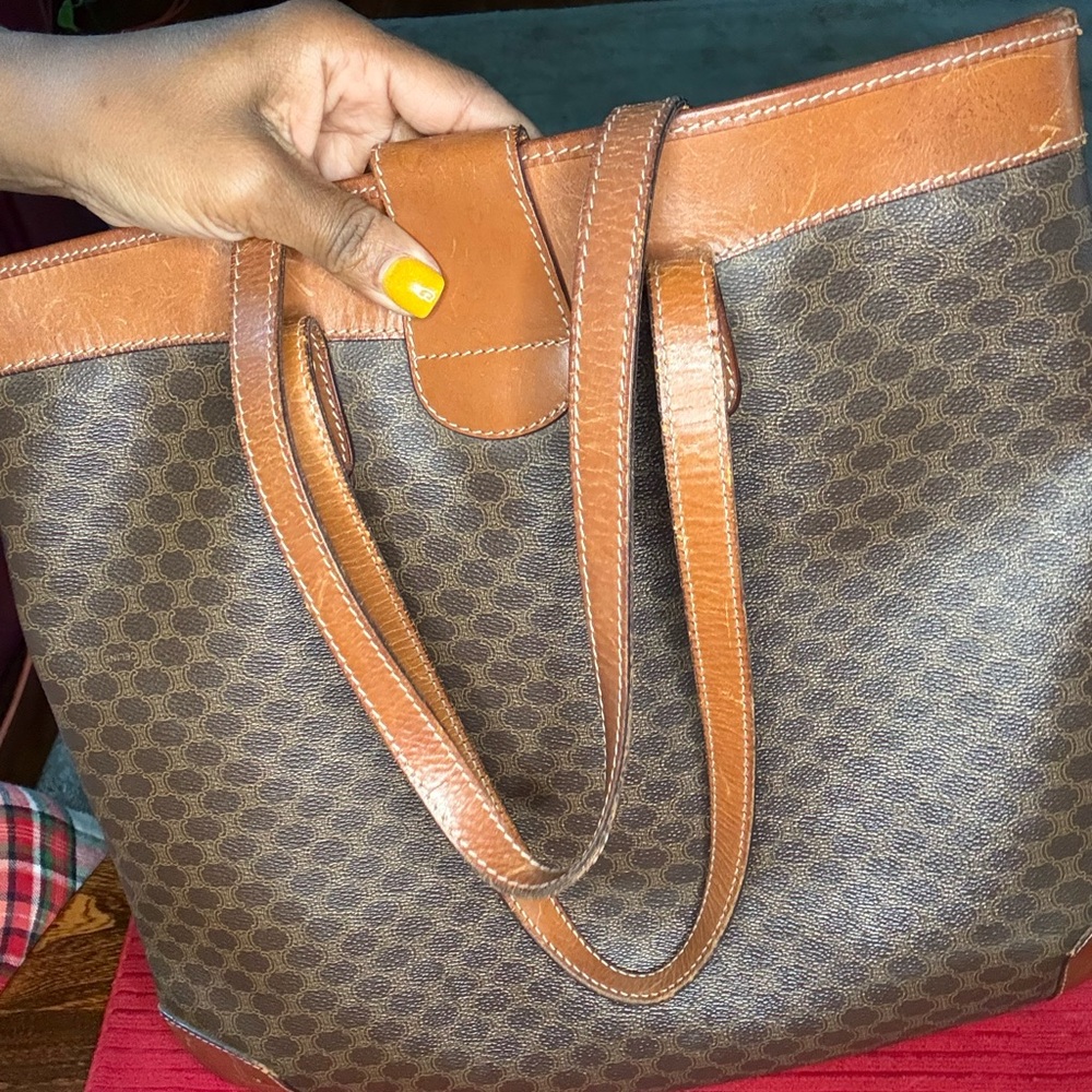 Celine Macadam Brown Tote - Picture 7 of 14